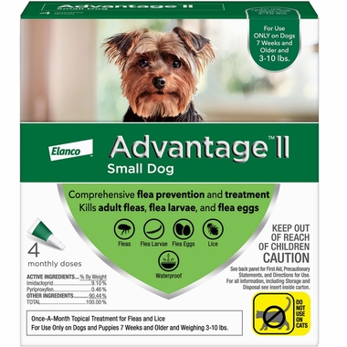 Advantage flea shop treatment dogs