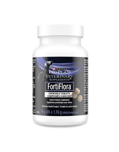 125695_Dogs_FortiFlora Probiotic Supplement Chewable Tablets - Canine_45 chewable tablets