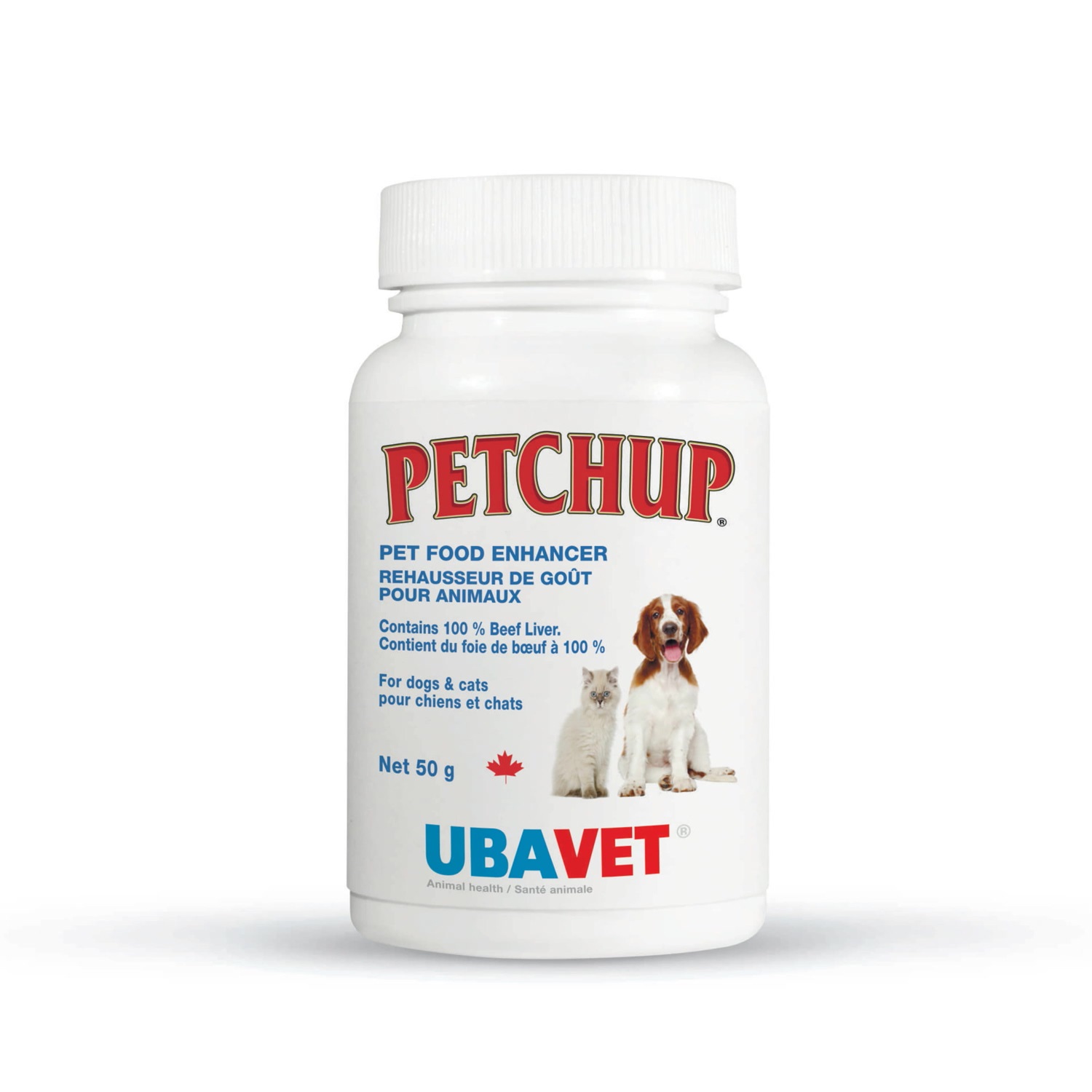 119699_Cats_UbaVet Petchup Pet Food Enhancer_50 g bottle, powder