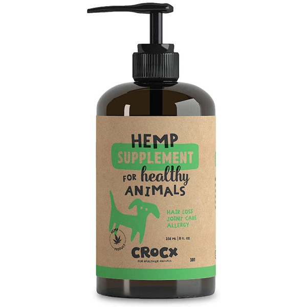 122947_Cats_Crocx Hemp Supplement for Healthy Animals_236 mL