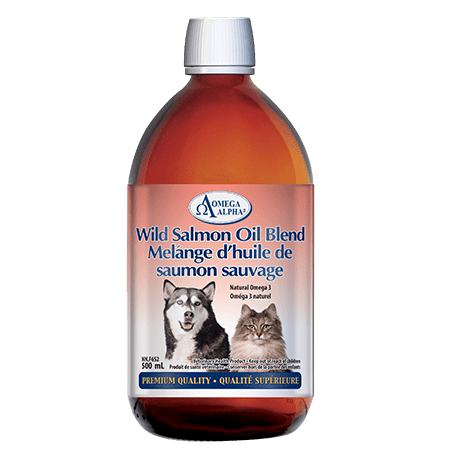 Salmon_Cats_OmegaAlpha Wild Salmon Oil Blend_500 mL, Bottle
