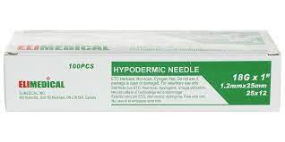 ndl1825_Cats_Eli Medical Hypodermic Needles_18G x 1