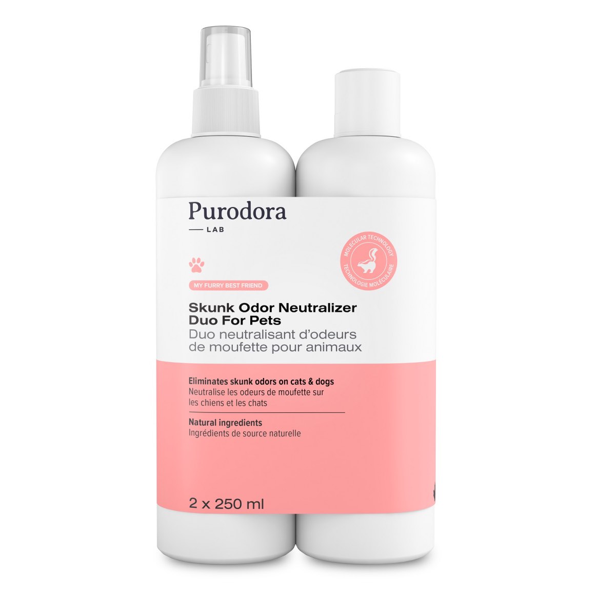 Purodora Odor Skunk Shampoo and Neutralizer