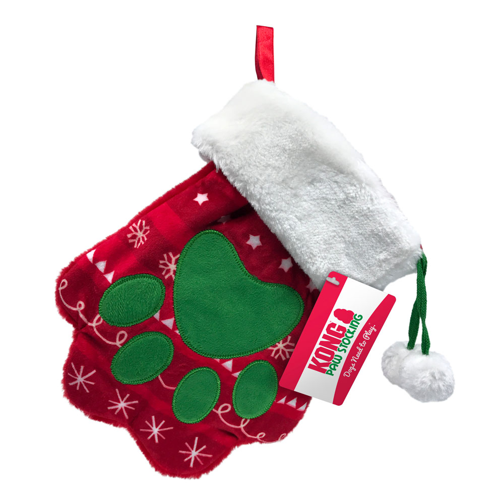 XX3286_Cats_KONG Holiday Paw Stocking_Large Stocking