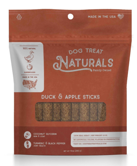 DT1535_Dogs_Dog Treat Naturals Superfood Sticks - Duck Apple Sticks_Duck & Apple, 10 oz