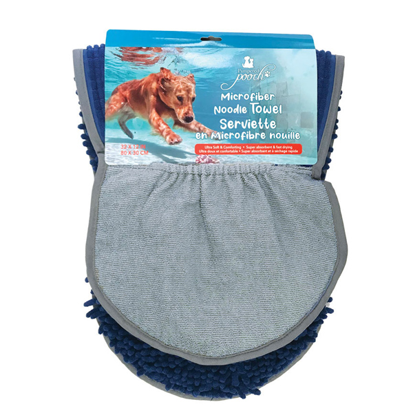 DD1712_Dogs_Pampered Pooch Shammy Drying Towel_Blue