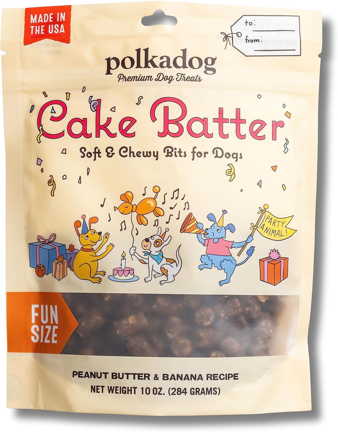 DT1238_Dogs_Polkadog Cake Batter Dog Treats_284 g (10 oz)