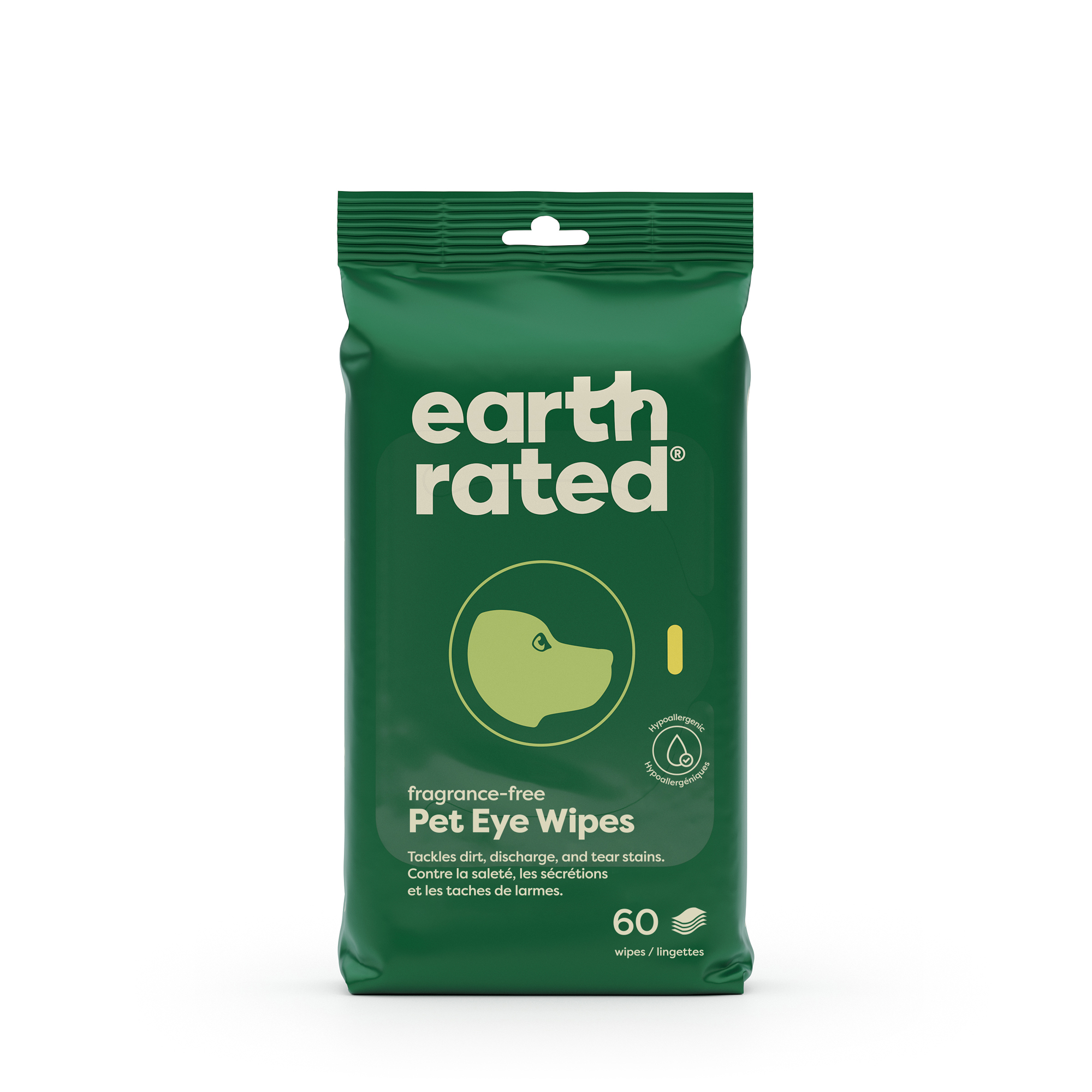 130284_Dogs_Earth Rated Pet Eye Wipes_Pack of 60