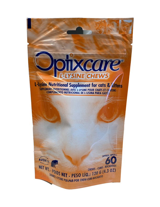 Optixcare L-Lysine for Cats & Kittens (60 Chews)