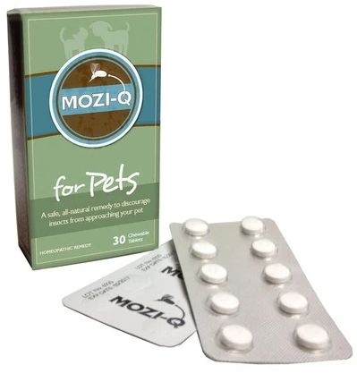 MOZ23699_Dogs_Mozi-Q All Natural Bug Repellent for Pets_30 chewable tablets